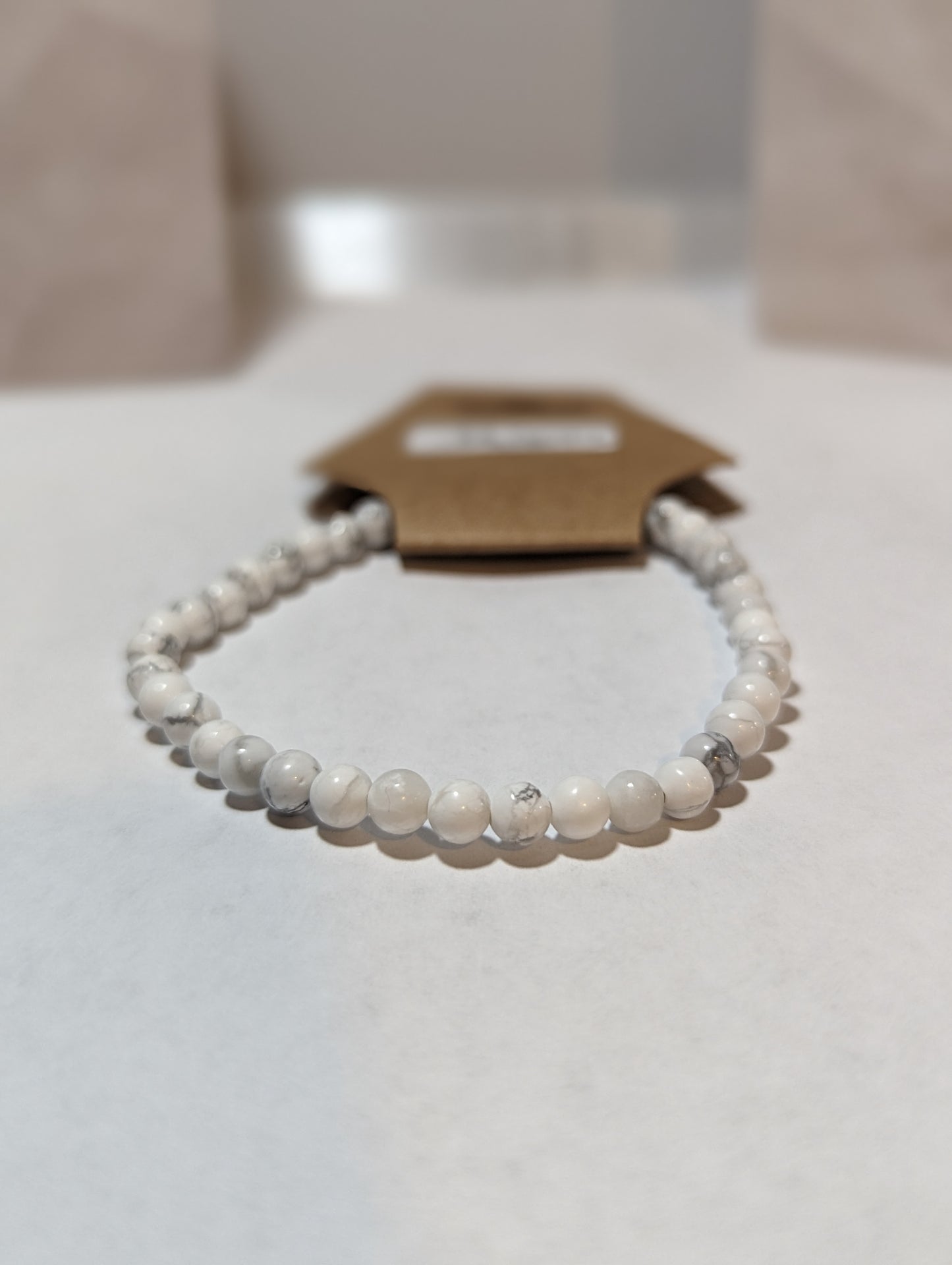 Howlite 4mm Bracelet