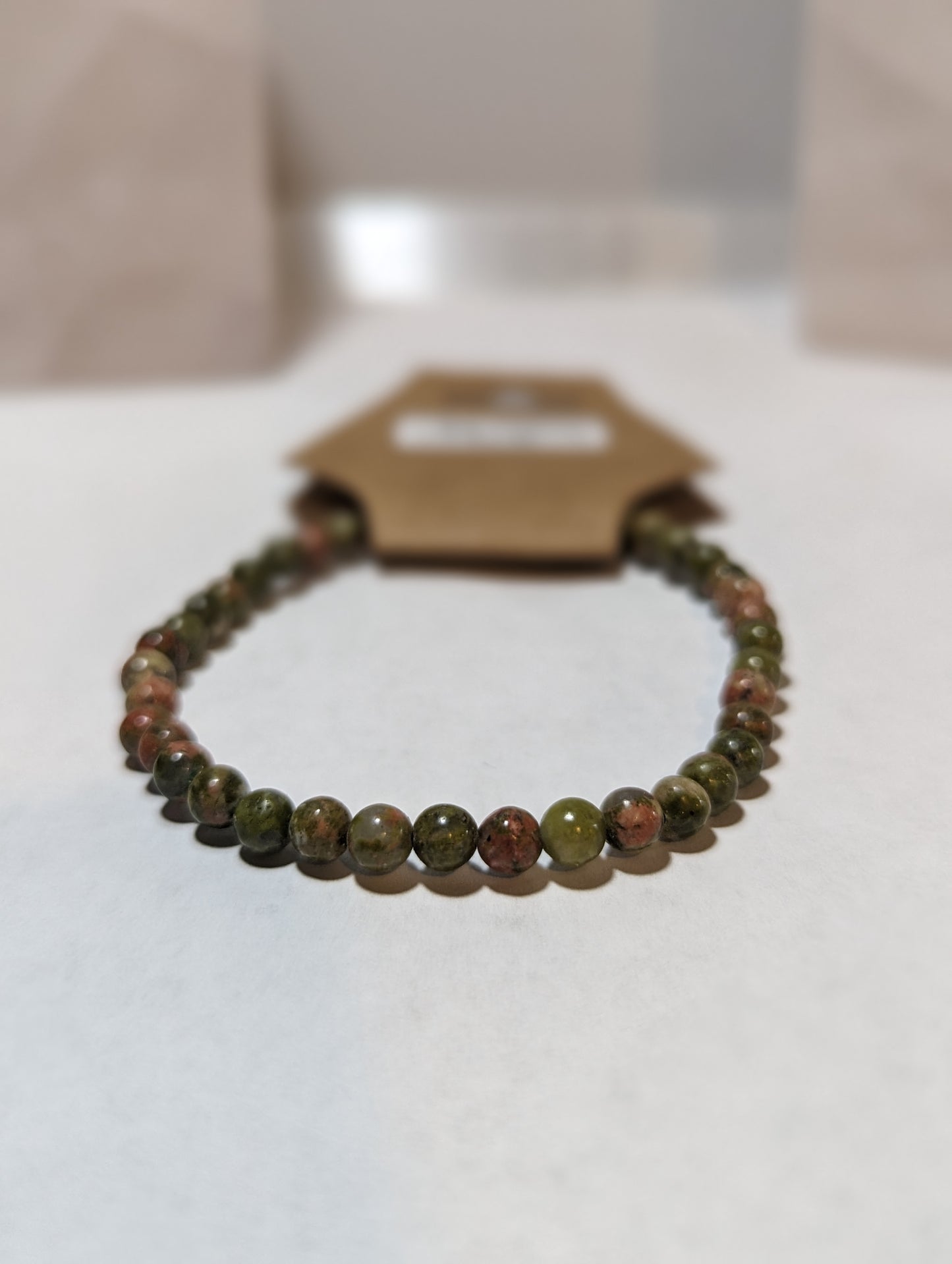 Unakite 4mm Bracelet