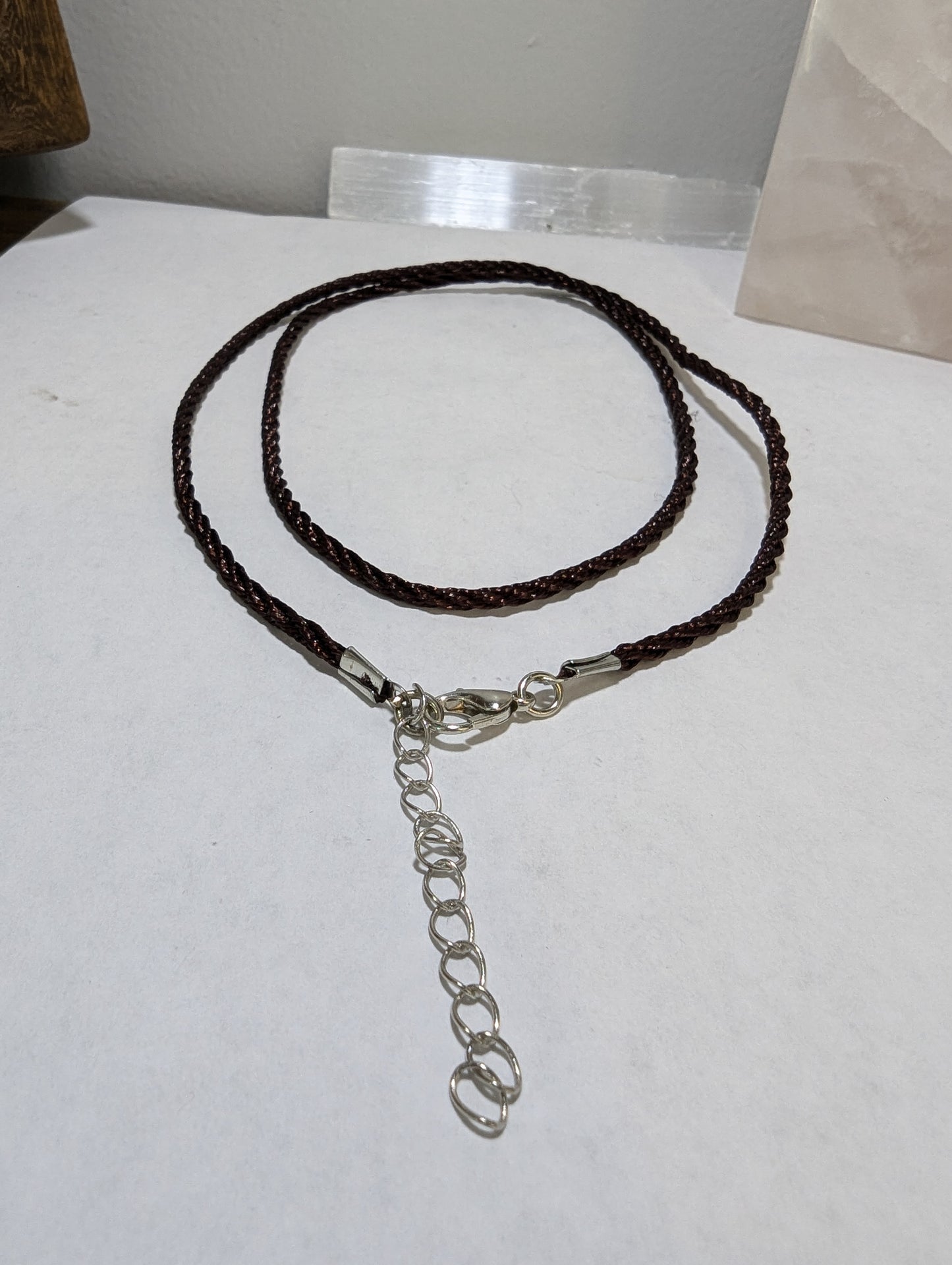24" Braided Necklace - Brown