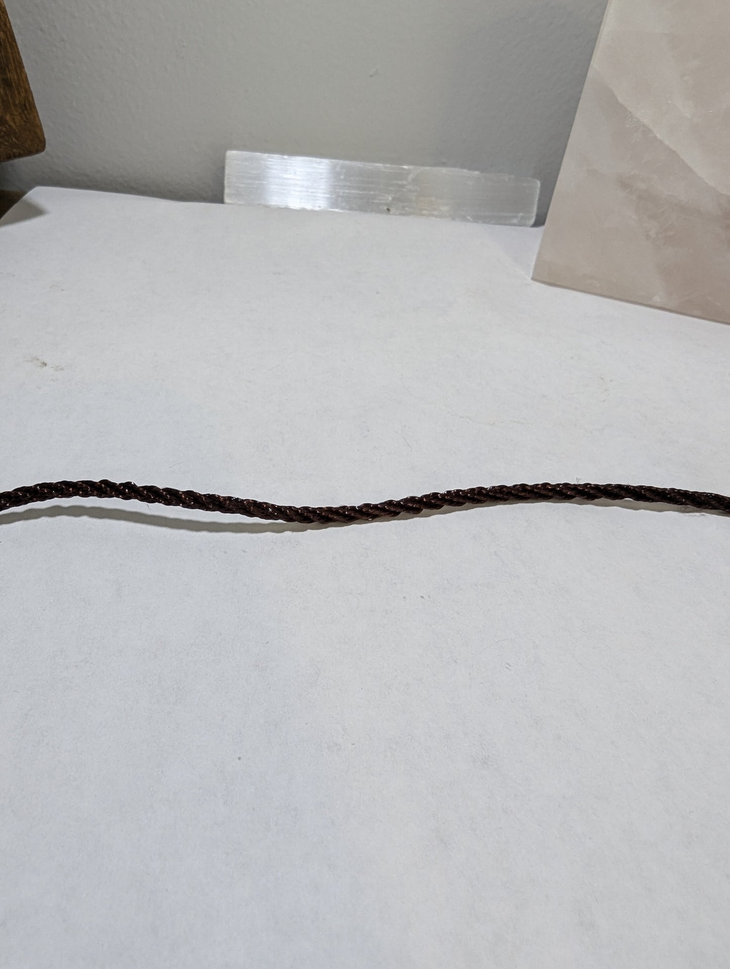 24" Braided Necklace - Brown