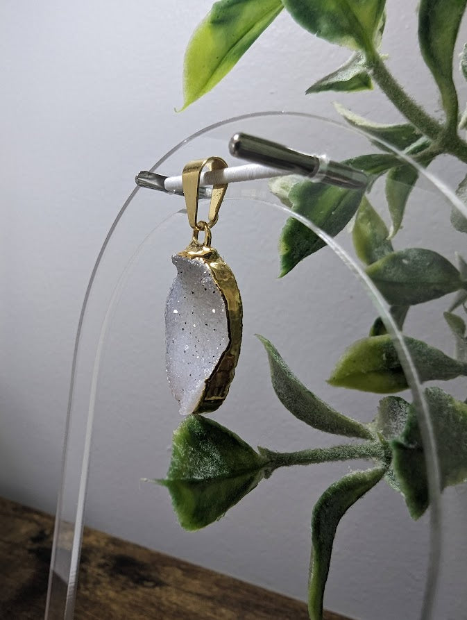 Amethyst Drusie Pendant