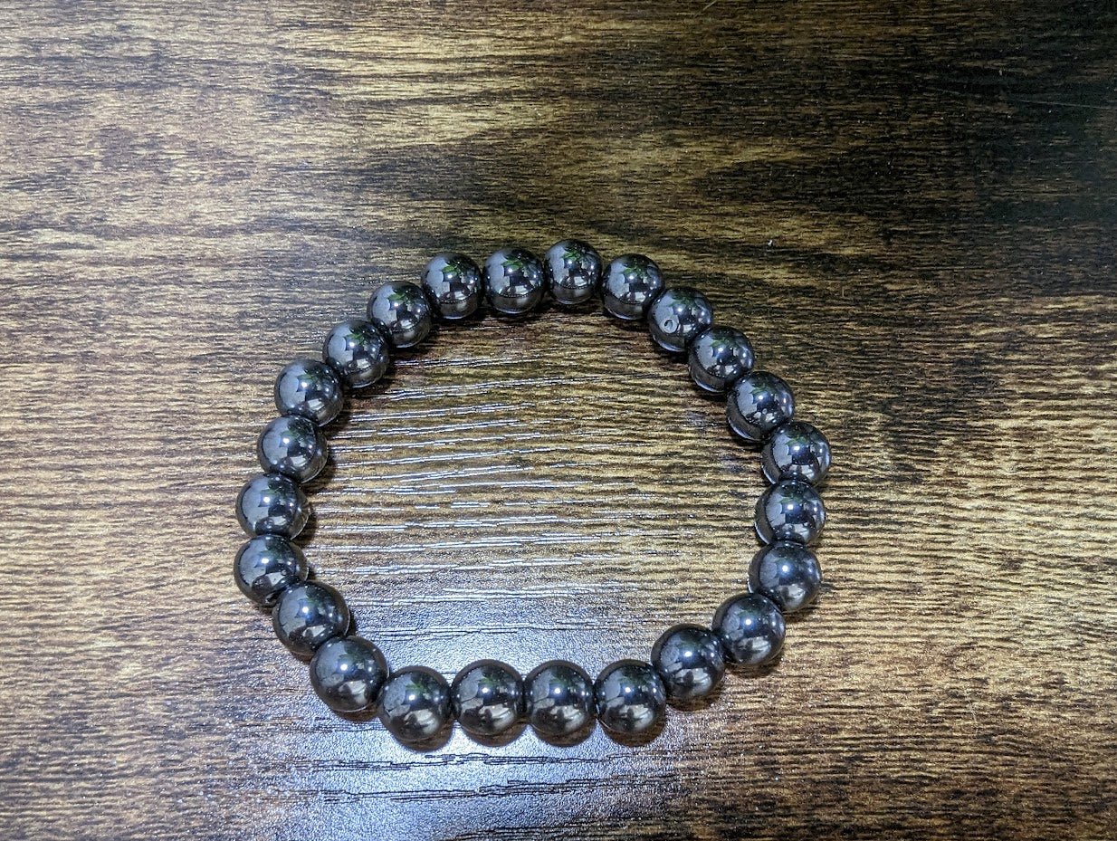 Hematite 8mm Bracelet