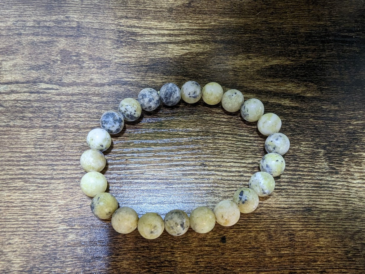 Yellow Turquoise 8mm Bracelet