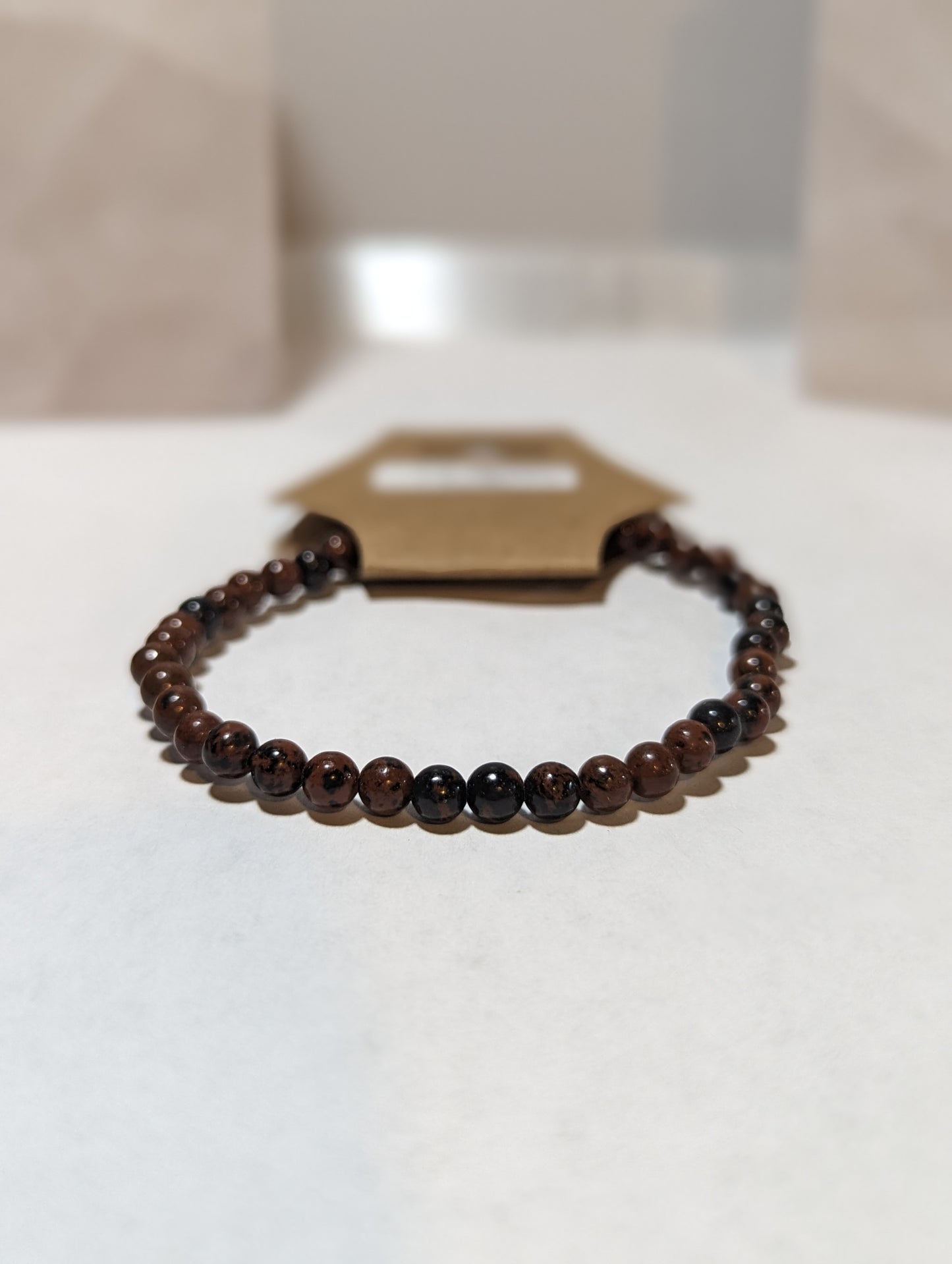 Mahogany Obsidian 4mm Bracelet